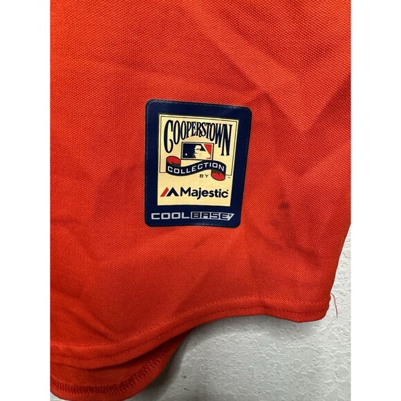 Houston Astros Majestic Cooperstown Size 2XL Bagwell - Small Mark Shown In Pics - Picture 3 of 5
